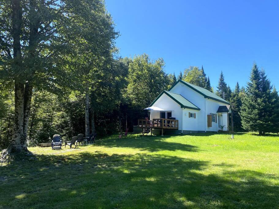 Le Jazz- Chalet Rustique/Chic Avec Spa Notre-Dame-Des-Bois Buitenkant foto