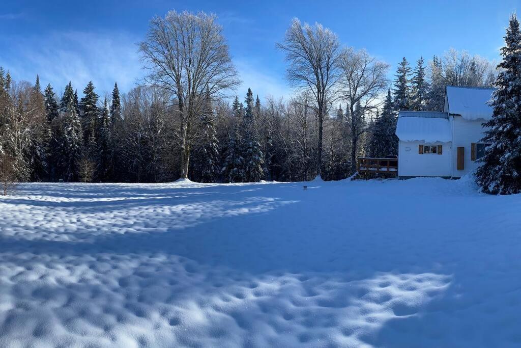 Le Jazz- Chalet Rustique/Chic Avec Spa Notre-Dame-Des-Bois Buitenkant foto